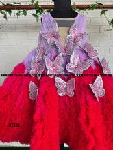 Load image into Gallery viewer, BT936 Luxury Butterfly Theme Birthday Party wear
