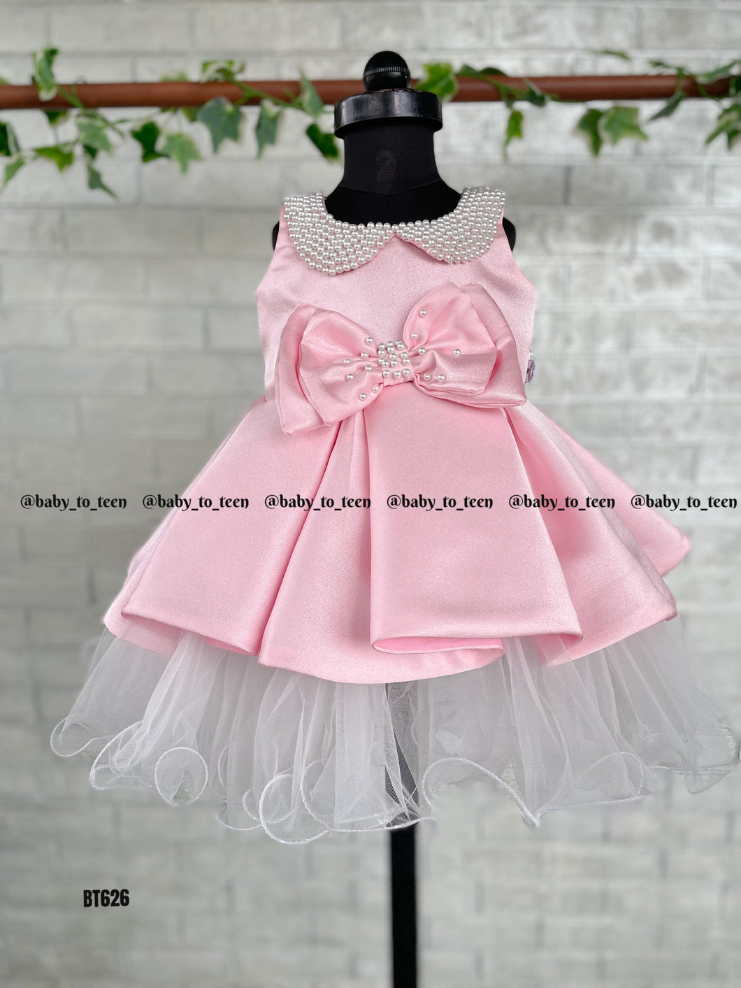 BT626 Pearl Embellished Frock
