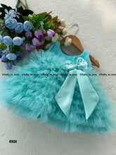 Load image into Gallery viewer, BT634 Elegant Ocean colour Pastel Party wear  Frock
