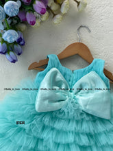 Load image into Gallery viewer, BT634 Elegant Ocean colour Pastel Party wear  Frock
