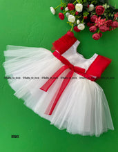 Load image into Gallery viewer, BT641 Red White Frock
