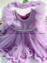 Load image into Gallery viewer, BT649 Lavender Dream: Elegant Party Dress with Crystal Accents
