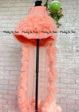 Load image into Gallery viewer, BT470 Single Color Party Wear Frock with Shoulder Straps and Back Trail
