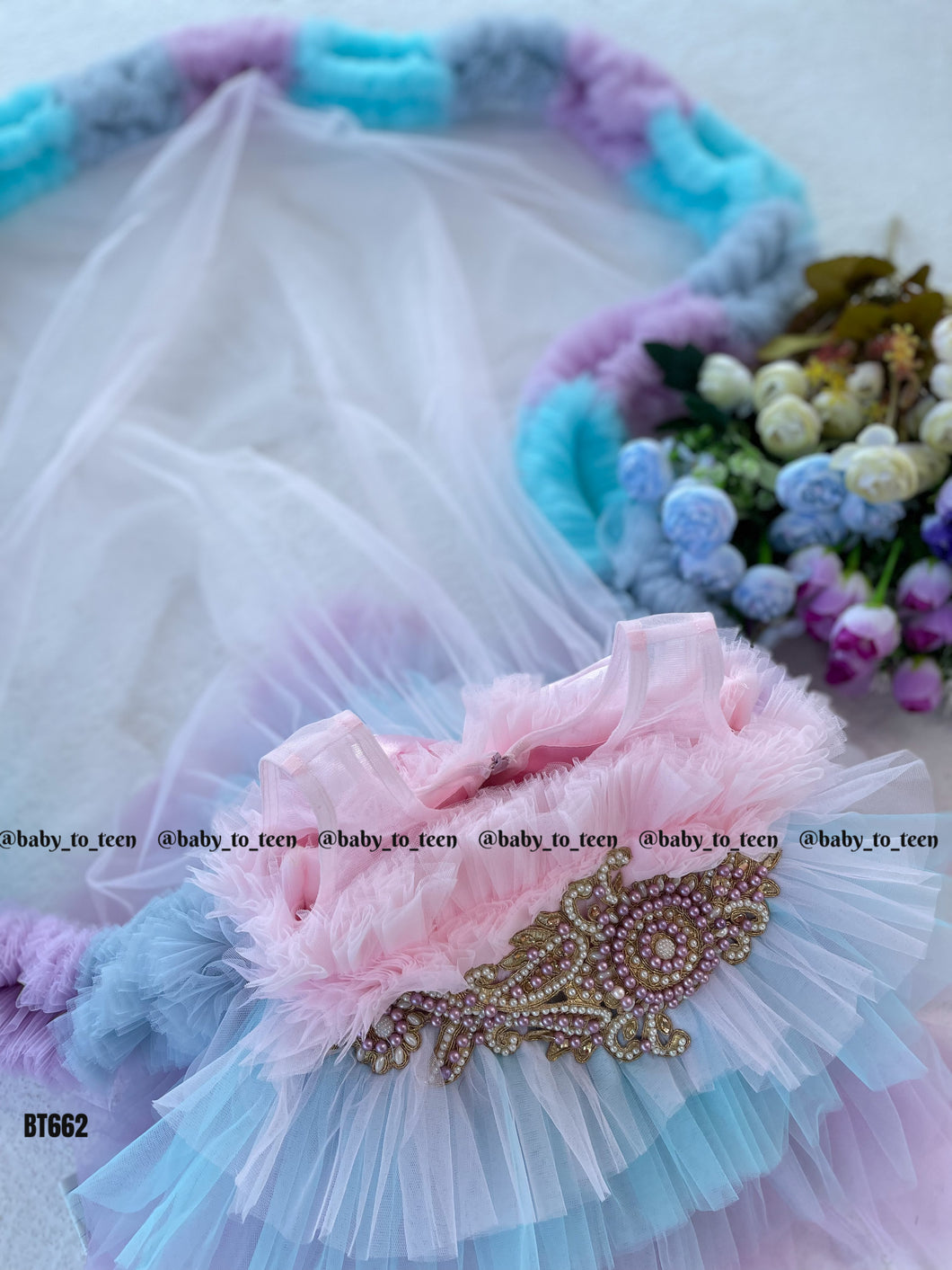 BT662 Pastel Princess Whimsy Gown - Where Dreams Twirl