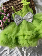 Load image into Gallery viewer, BT1382 Olive Ruffles Birthday Frock
