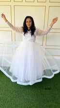 Load image into Gallery viewer, BT1387 Designer Party wear White Frock
