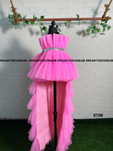Load image into Gallery viewer, BT1198 Pastel Pink Frock with Long Detachable Trail
