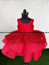 Load image into Gallery viewer, BT1199 Radiant Ruby Celebration Dress – Let Her Shine Bright
