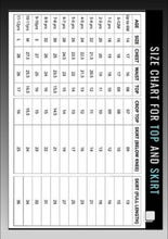 Load image into Gallery viewer, BT539 Crop Top and Skirt With Sequence Highlight
