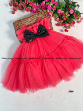 Load image into Gallery viewer, BT684 Radiant Ruby Ruffles Dress - Perfect for Celebratory Splendor
