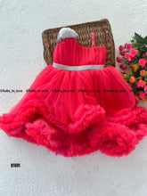 Load image into Gallery viewer, BT691 Designer One Shoulder Partywear Highlow Birthday Frock
