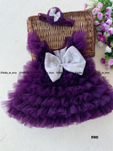 Load image into Gallery viewer, BT692 Long Purple Gown for birthdays and evening Parties

