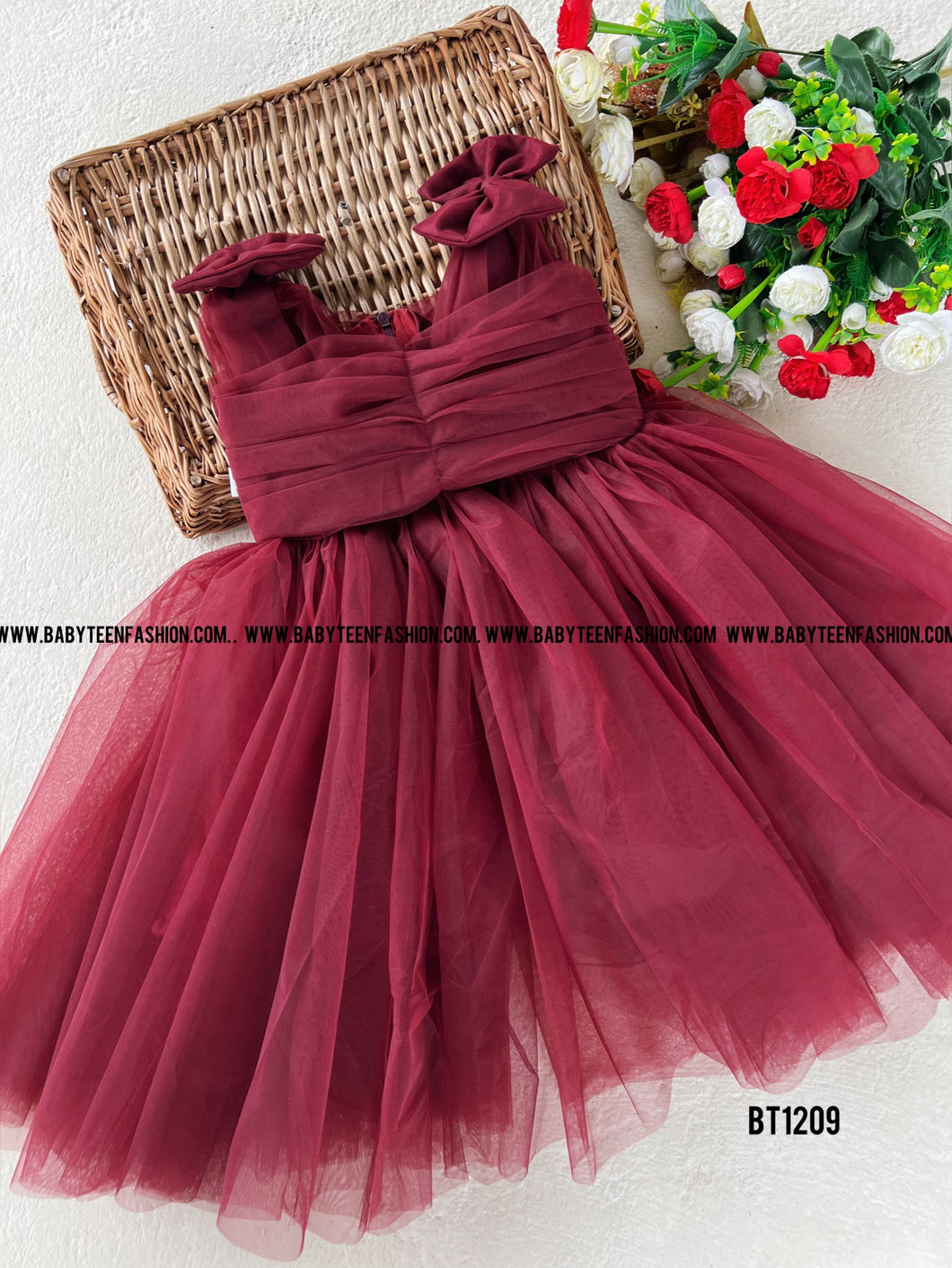 BT1209 Elegant Semi Party Wear Frock