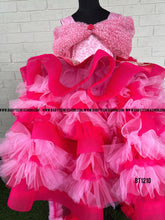 Load image into Gallery viewer, BT1210 Candy Floss Charm – Baby’s Pink Layered Gown
