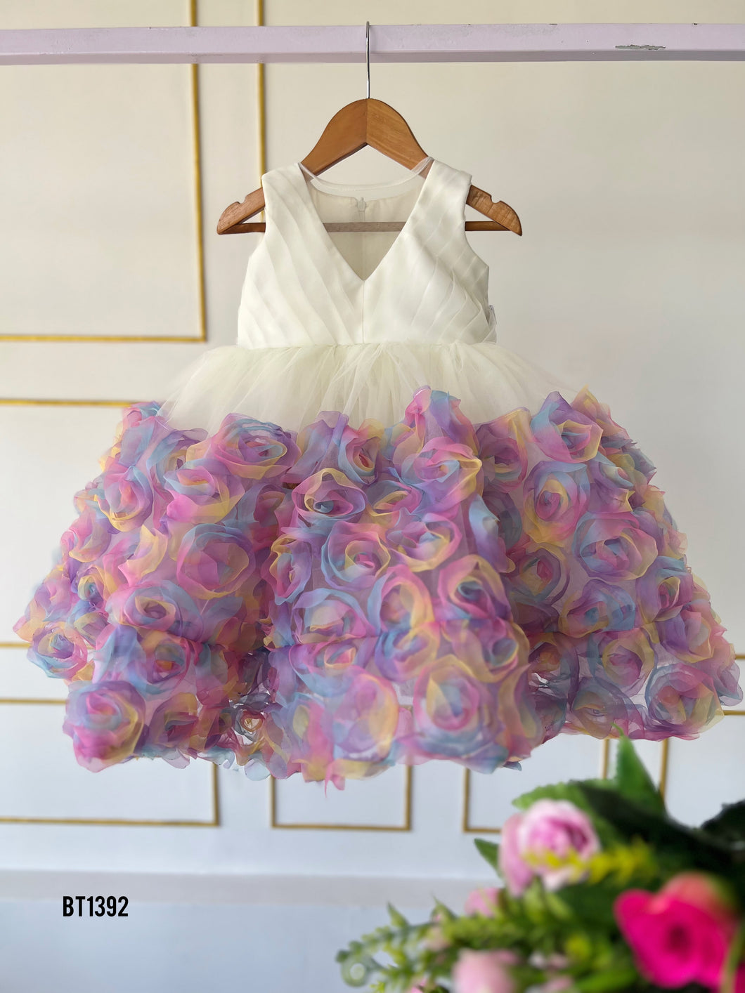 BT1392 Enchanted Garden Princess Dress - A Fairytale in Every Stitch
