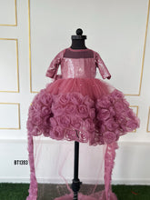Load image into Gallery viewer, BT1393MB Aqua Elegance – Chic Mother &amp; Child Couture Set

