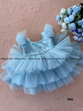 Load image into Gallery viewer, BT414 Celestial Charm - Baby’s Blue Party Dress
