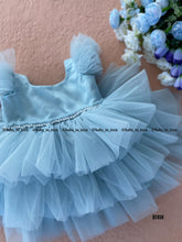 Load image into Gallery viewer, BT414 Celestial Charm - Baby’s Blue Party Dress
