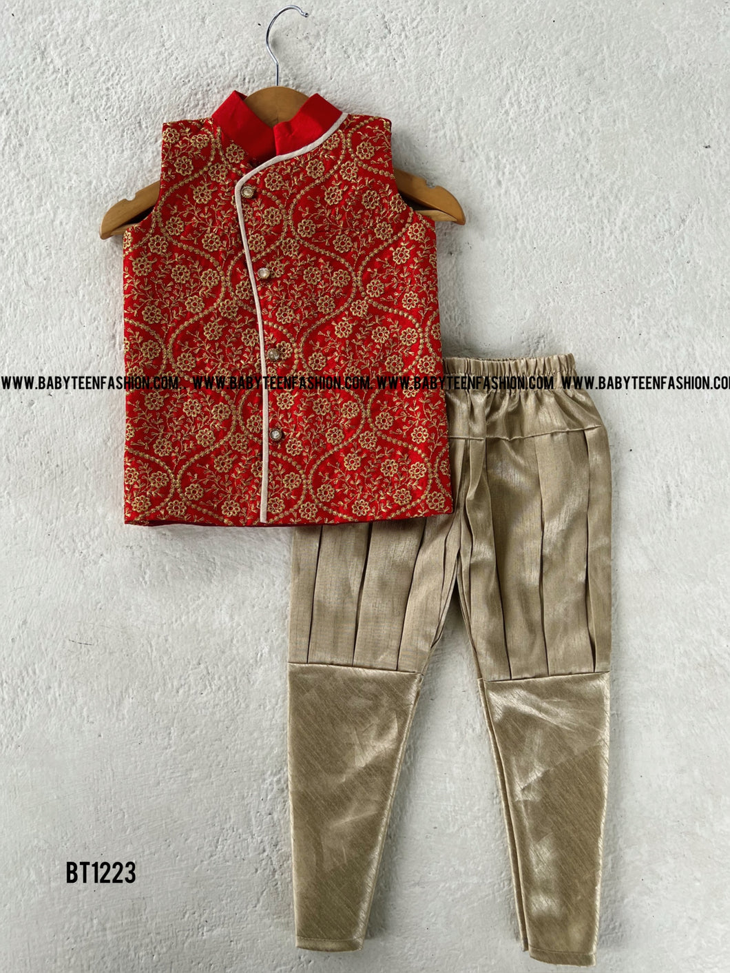 BT1223 Boys Kurtha Set
