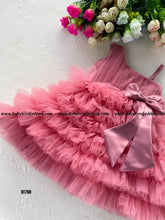 Load image into Gallery viewer, BT700 Blossom Blush: Rosette Ruffle Dress
