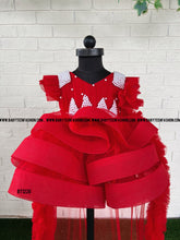 Load image into Gallery viewer, BT1226  Bouncy Frock with Detachable Long Back Trail
