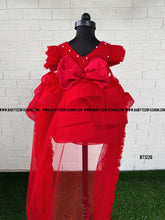 Load image into Gallery viewer, BT1226  Bouncy Frock with Detachable Long Back Trail
