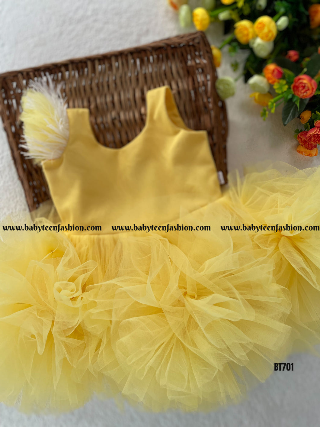 BT701 Sunshine & Style: Perfect Party Dress for Your Little Star