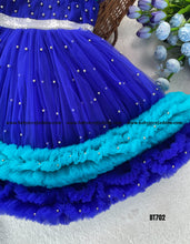 Load image into Gallery viewer, BT702 Pearl Embellished  Birthday Frock

