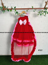 Load image into Gallery viewer, BT1227 Crimson Cheer Festive Frock
