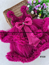 Load image into Gallery viewer, BT1228 Radiant Fuchsia Party Frock – Where Dreams Bloom
