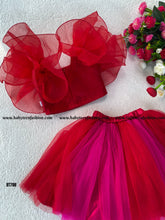 Load image into Gallery viewer, BT708 Semi Party Wear Crop Top and  Skirt

