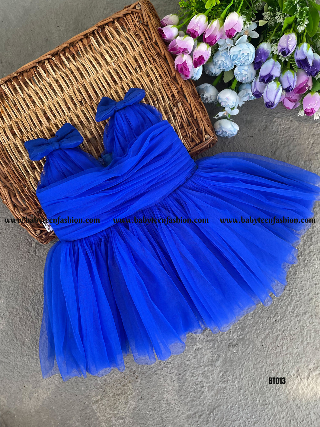 BT013 Semi Party Wear Frock