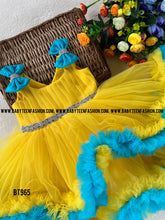 Load image into Gallery viewer, BT965 Multicolour Ruffles Frock
