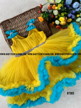 Load image into Gallery viewer, BT965 Multicolour Ruffles Frock
