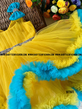 Load image into Gallery viewer, BT965 Multicolour Ruffles Frock
