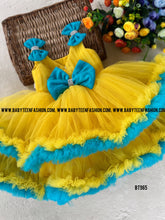 Load image into Gallery viewer, BT965 Multicolour Ruffles Frock
