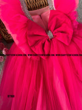Load image into Gallery viewer, BT968 Highlow Hotpink Party wear Frock
