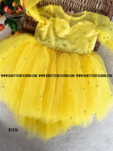 Load image into Gallery viewer, BT970 Yellow Pearl Frock
