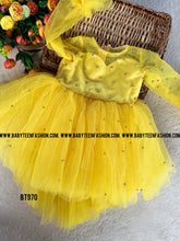 Load image into Gallery viewer, BT970 Yellow Pearl Frock
