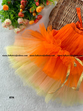 Load image into Gallery viewer, BT714 Sunset Theme  Party wear Birthday Frock

