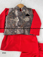 Load image into Gallery viewer, BT1233 Boys Kurtha Jacket Full set
