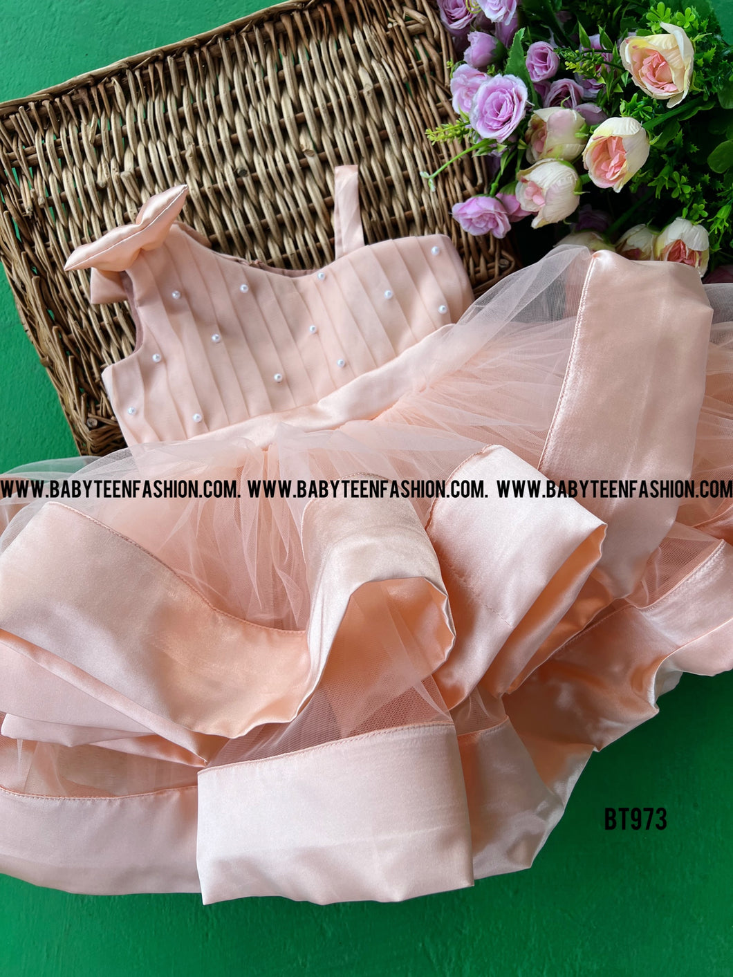 BT973 Single Shoulder Frock