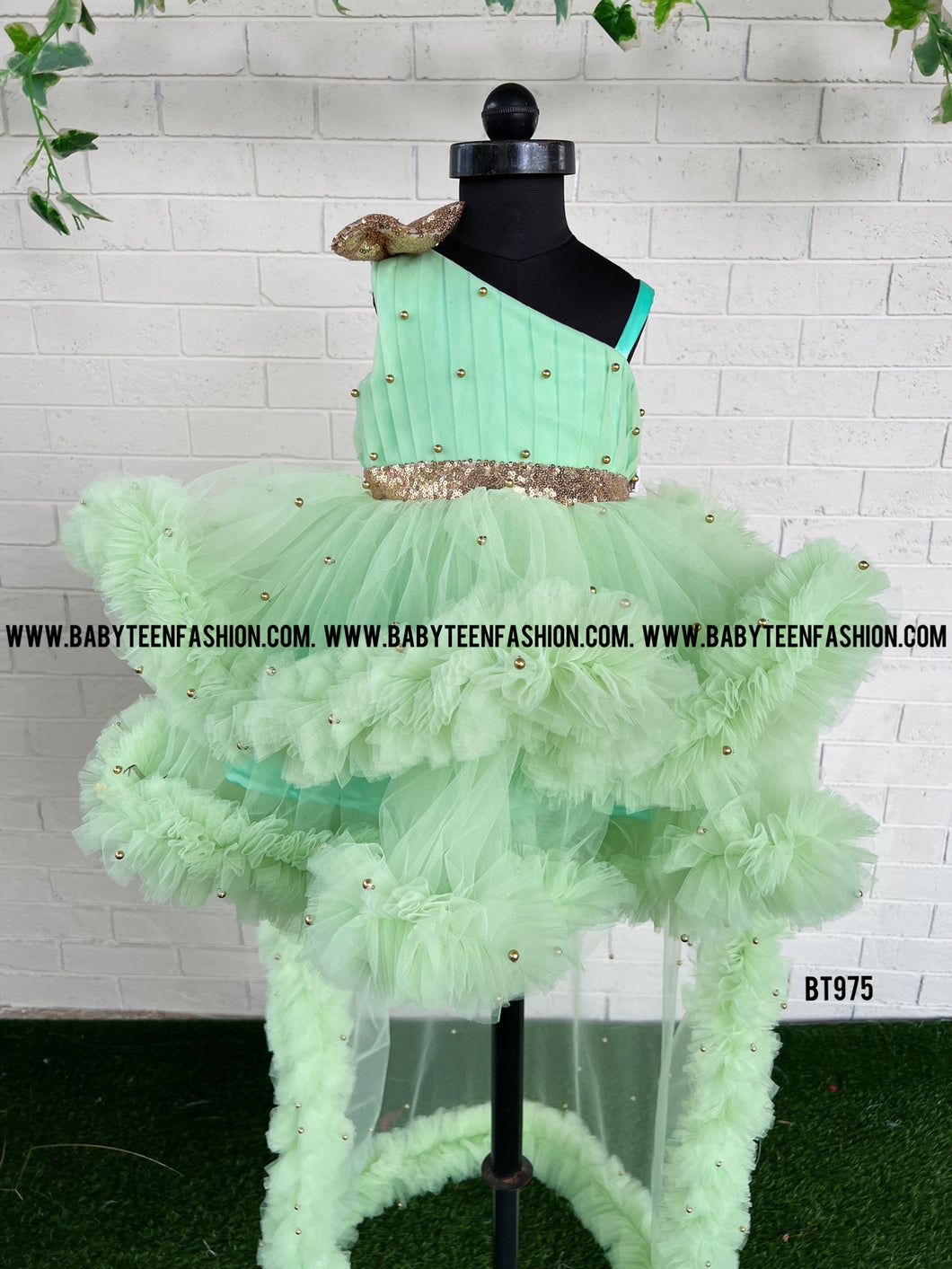 BT975 Ruffles Longtail Frock