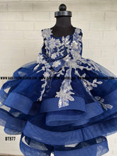 Load image into Gallery viewer, BT977 Bouncy Applique Luxury Partywear Frock
