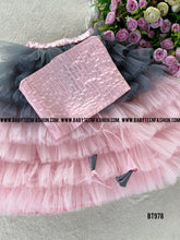Load image into Gallery viewer, BT978 Semi Party wear Croptop Skirt
