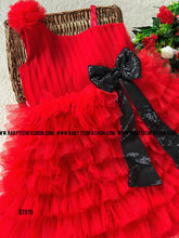 Load image into Gallery viewer, BT979 Scarlet Charisma Dress - A Vivid Embrace of Celebration
