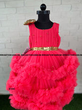 Load image into Gallery viewer, BT1242 Twinkling Celebration Dress – Baby&#39;s Festive Attire
