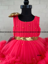 Load image into Gallery viewer, BT1242 Twinkling Celebration Dress – Baby&#39;s Festive Attire
