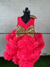Load image into Gallery viewer, BT1242 Twinkling Celebration Dress – Baby&#39;s Festive Attire
