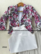 Load image into Gallery viewer, BT1243 Partywear Blazer Skirt and Inner for Girls
